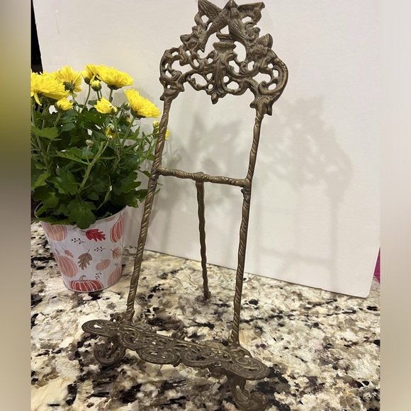 Brass recipe Book stand or iPadstand